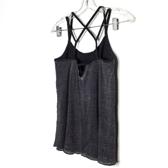 CHASER Gray Multi CrossBack Tank Top - Picture 4 of 12
